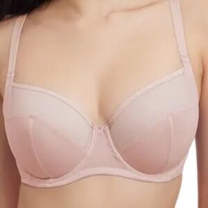 New Skarlett Blue Spellbound Underwire Full Coverage Semi Sheer Bra 32H NWOT